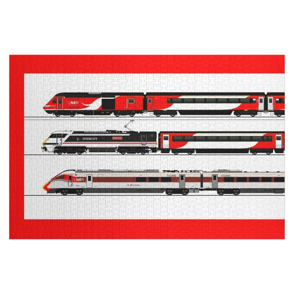 

LNER LOCOMOTIVES Jigsaw Puzzle Wood Photo Personalized Woods For Adults Puzzle