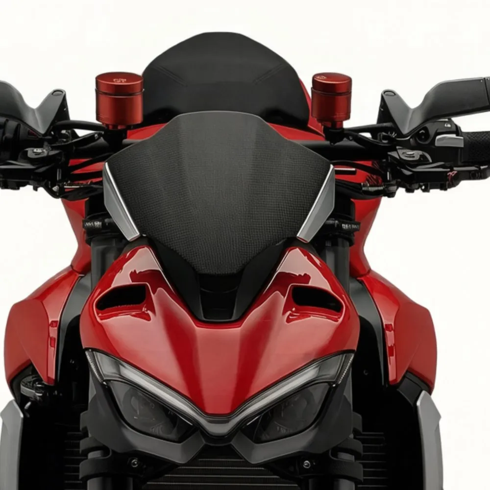 

Motorbike Windscreen Accessories For DUCATI Streetfighter V4 V4S 2020 2021 2022-2024 Motorcycle Windshield Air Wind Deflector