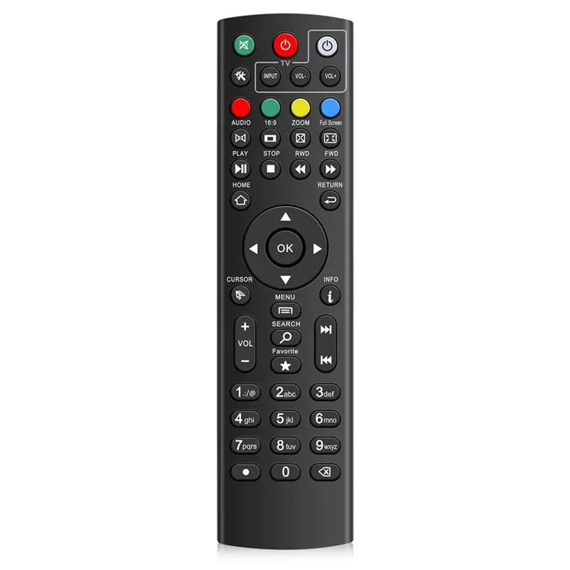 AA08-2X Universal Remote Control For Super Box S1,S2,S3,S4, S5,S6,Octastream Q1,Elite II,MAX IV,Elite Max,And Magabox