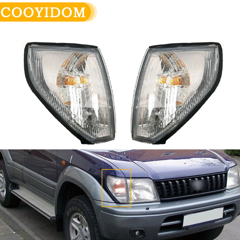 Turn Lights For TOYOTA LAND CRUISER FJ90 LJ95 Prado Corner Turn Signal Light Indicator Light 	 81520-60340 81510-60470