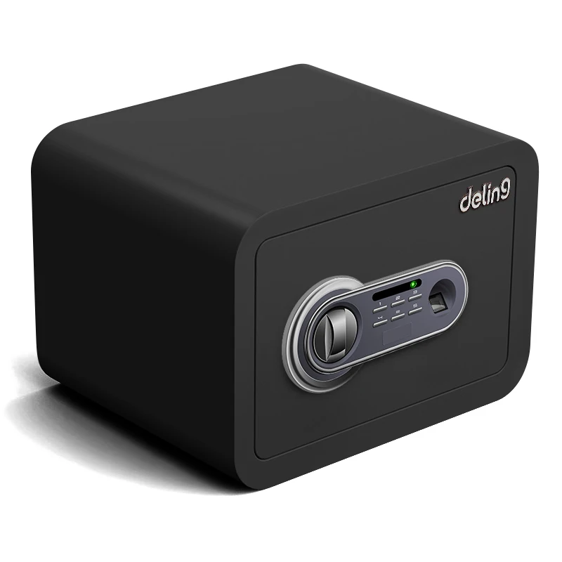 

Сейф для дома, небольшой сейф с паролем по отпечатку пальца, мини-прикроватный цельнометаллический сейф, прочный