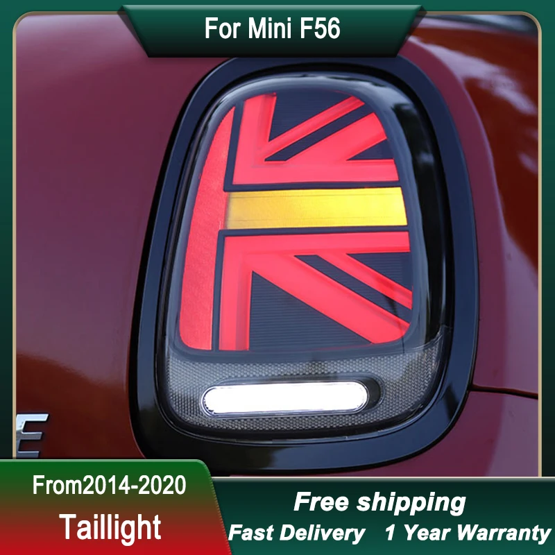 Car Tail Lights For BMW Mini cooper F55 F56 2014-2020 LED Brake Reverse Tail Lamp Dynamic Signal Light  Light Tail Lamp Assembly