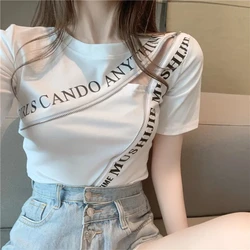 Women's Casual Retro Splice Shirt, Slim Top, Short Sleeve, Printing, Large Size Pullover Female Blouse New Fashion Summer, 2023