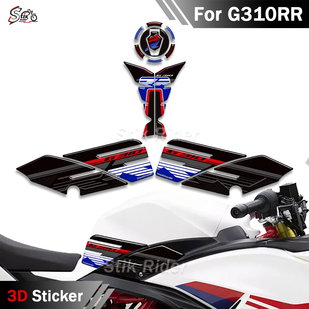 

For G310RR G 310 RR G310 Motorcycle Tank Pad Side Grips Gas Fuel Oil Kit Knee scratch resistant Protection Stickers Decals