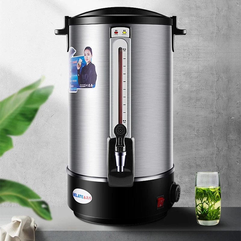 8L Electric Kettle Hot Drinking Water Dispenser Commercial Coffee Drink Shop Use 30-110 Centigrade Keep Warm Water Heater 220V