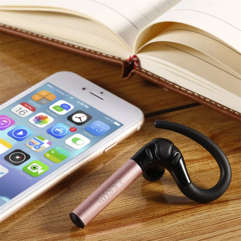 Fone De Ouvido Estéreo Hd Sem Fio Mãos Livres Fones De Ouvido De Carro, Suporte De A2Dp Music Player