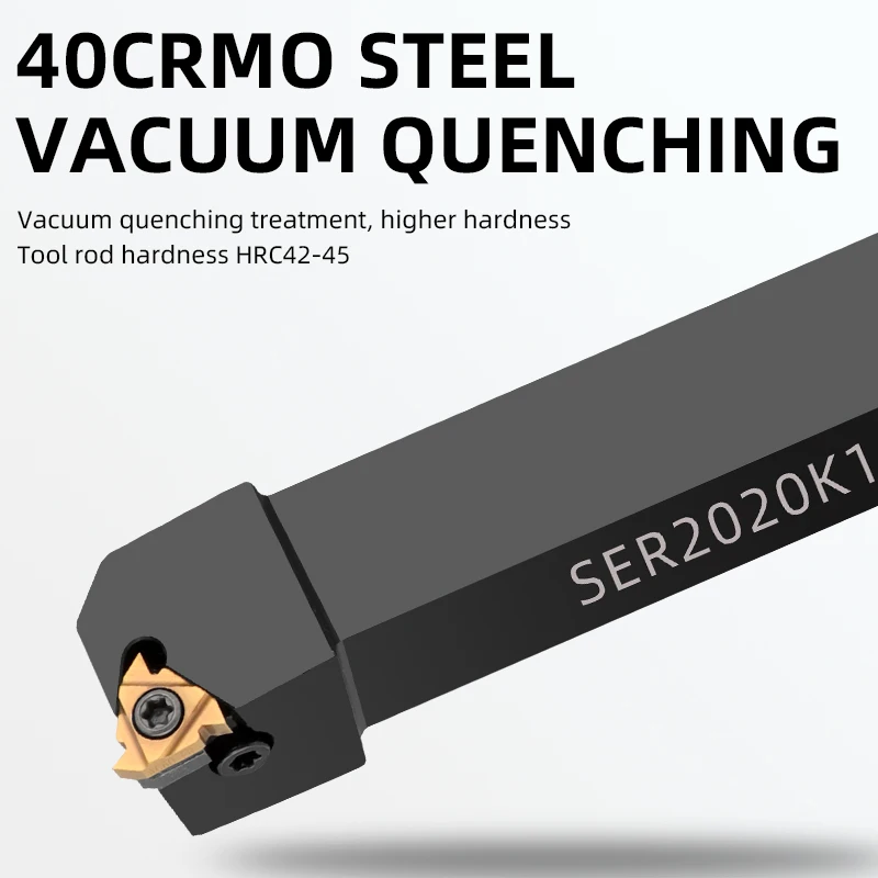 SER1010H11 SER1212H16/11 SER1616H16/11 SER2020K SER2525M 외부 나사 선삭 공구 SER SEL 선반 커터 바 CNC 공구 홀더
