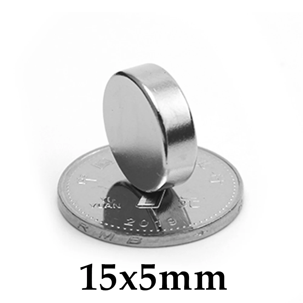 5-100pcs 15x5mm Magnet Small Round Magnet Strong magnets Rare Earth Neodymium Magnet 15*5mm