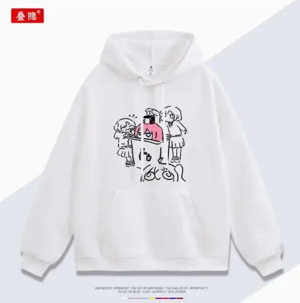 Anime BOCCHI THE ROCK Gotoh Hitori Hooded Hoodie Cosplay Autumn Winter Men Women Coat Loose Jacket Tops anime
