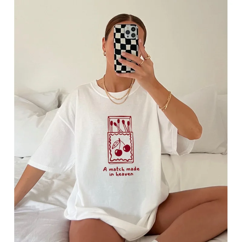 

Bride to Bee Shirt Cherry Bach Party Outfit Match Book Tee Short Sleeved Fashion T-shirt Round Neck Casual tshirts Drop Ship