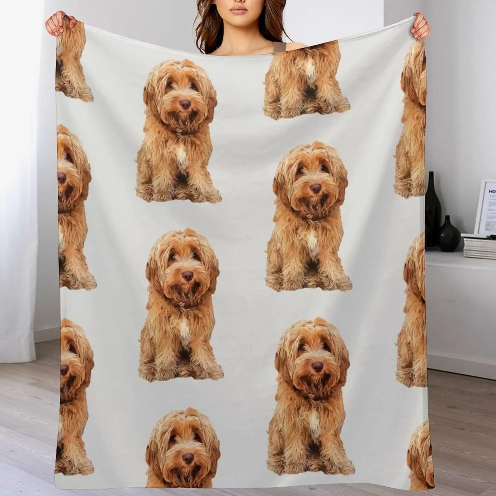

Cockapoo cockerpoo spoodle doodle Throw Blanket Thermals For Travel For Sofa Thin Hair manga Blankets