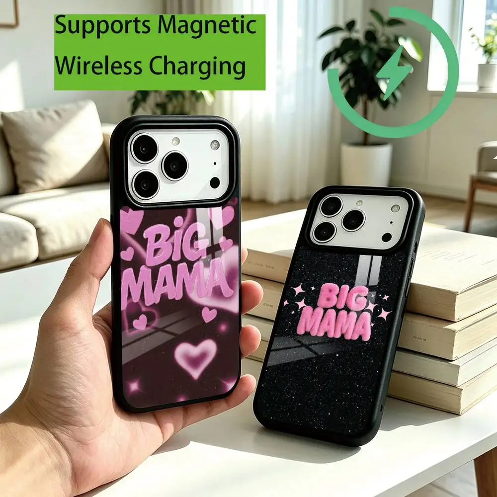 R-Rapper L-Latto Big mama Phone Case For iPhone18,17,16,15,14,13,12,11 Plus,Pro Allows magnetic wireless charging Gift