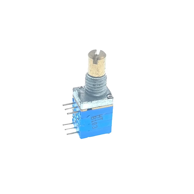 5pcs RK087 Potentiometer  Precision Dual Volume Control 10K B103 6-pin 10mm shaft