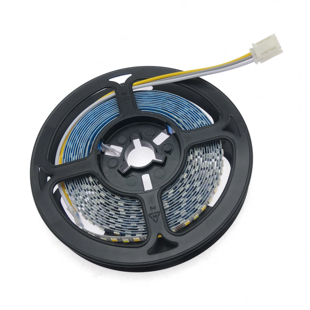 3 metry 3Pin SMD2835 200D/m podwójne kolory taśmy LED do naprawy żyrandoli, 3000K + 6500K wstęga LED 220-260mA (51-60W) x 2 kolory