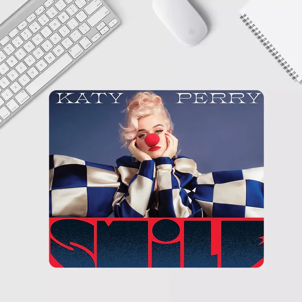 Singer K-Katy P-Perry Mousepad Computer Desk Mat Table Keyboard Pad Laptop Cushion Non-slip Deskpad