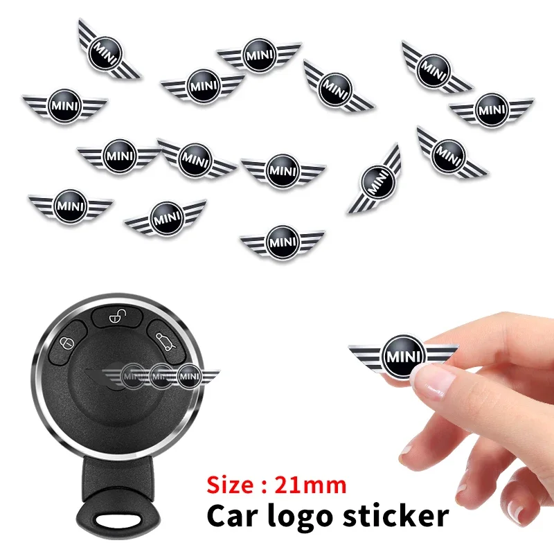 21MM Car Key Badge Emblem Replacement Car Key Stickers For BMW Mini Cooper R56 R50 R53 F56 R59 R60 2011 2012 2013 2018 2019