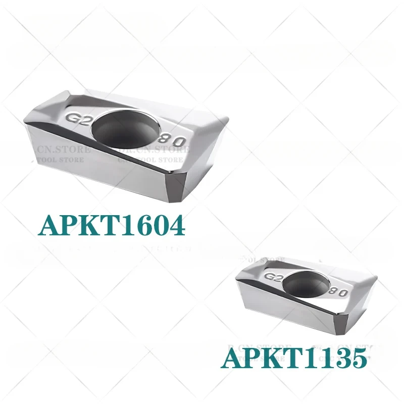 SIQI APMT1135 APMT1604 APKT1604 APKT MA G2 herramientas de fresado de insertos de carburo de torneado de aluminio APKT1135 1604 insertos
