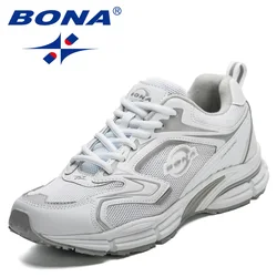 BONA 2023 New Men Casual Sneakers High Quality Light Breathable Sport Designers Athletic Shoe Man Footwear Popular Running Shoes