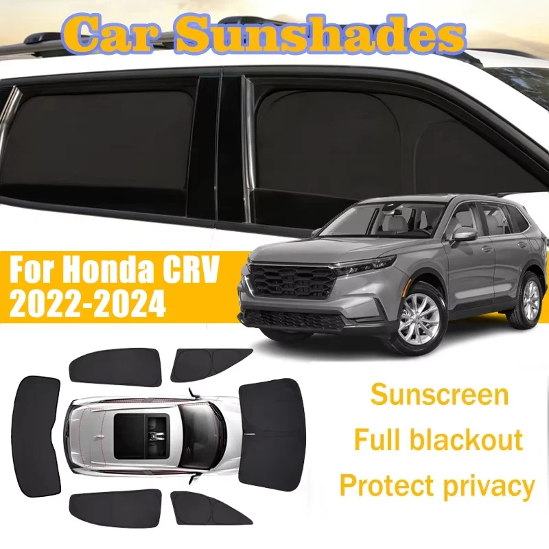 

Anti-UV Car Window Foldable Sunshade For Honda CRV CR-V CR V 2022-2024 RS Breeze 2023 Sun Wind Sunscreen Full Cover Accessories