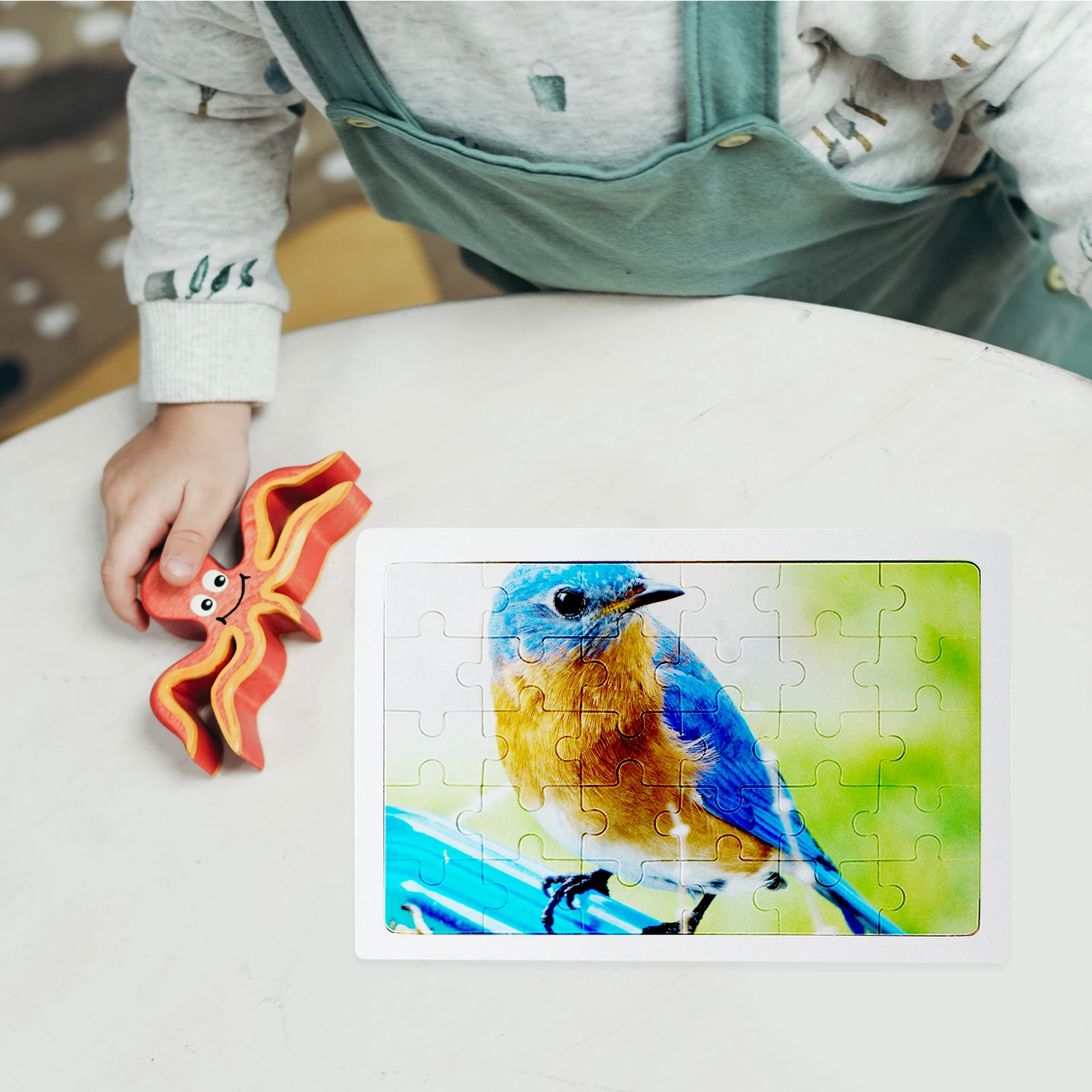 Blank Heat Transfer Diy Jigsaw Craft Thermal Press Sublimation Paper Piece Creative Educational Game For Children