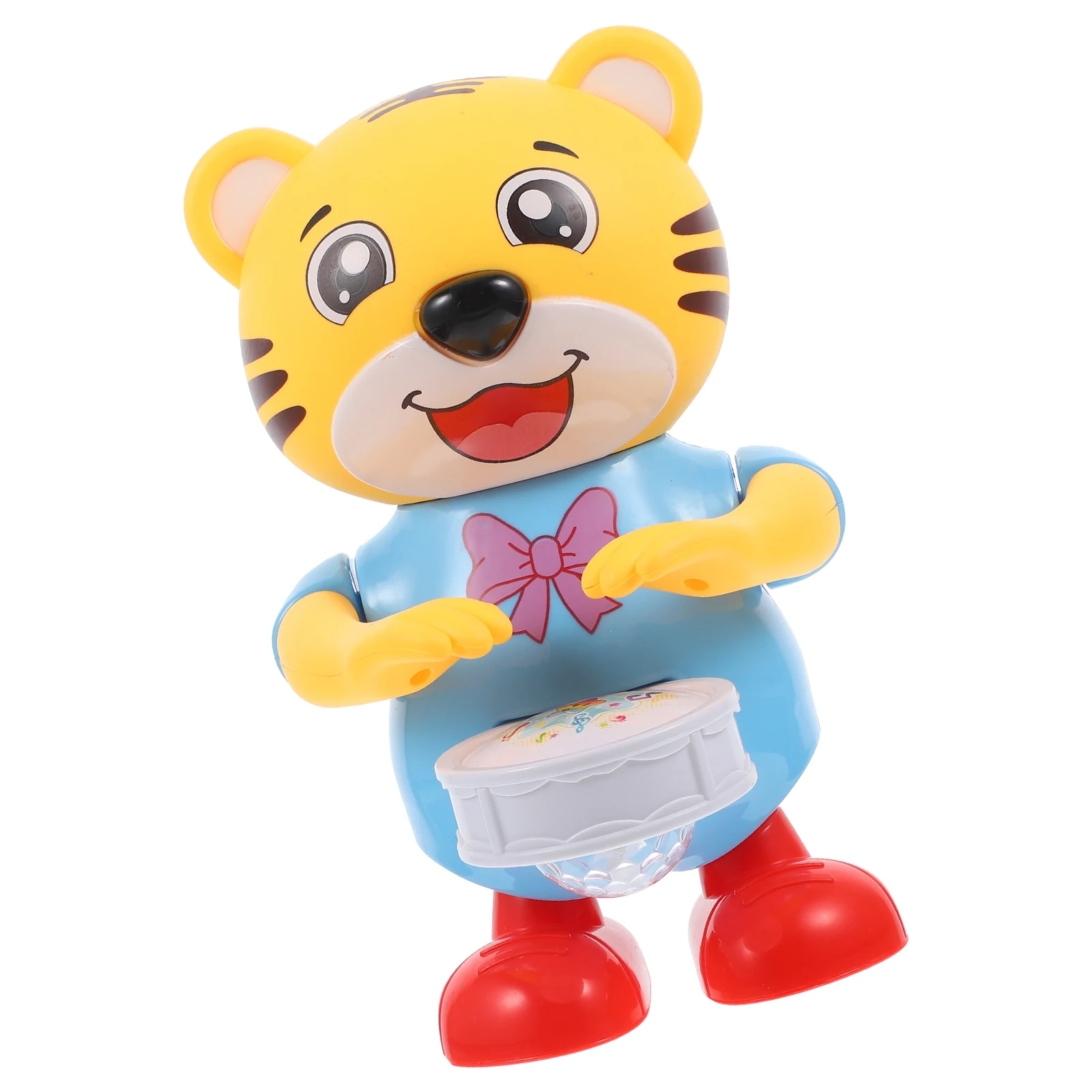 Drumming Tiger Robot Dancing Singing Musical For Kids Children Gift Baby Educational Playtime Interactive Learning