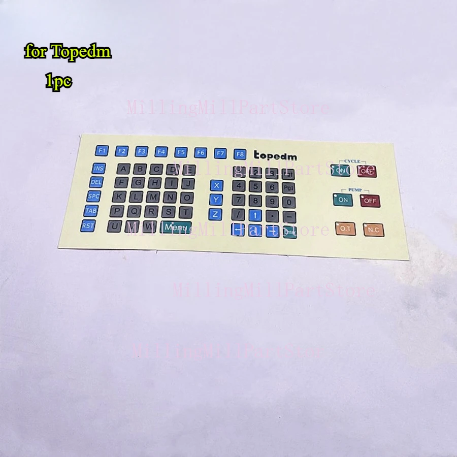 Membrane Button Accessories Spark Machine EDM Machine Operation Keyboard Panel Cutting Line Mask for Topedm
