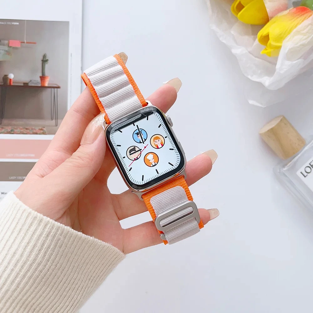 Alpine Loop for Apple watch bands ultra 2 49mm 46mm 42mm 40-44mm 45mm 41mm sport bracelet iwatch Series 10 9 8 7 6 SE 5 4 strap