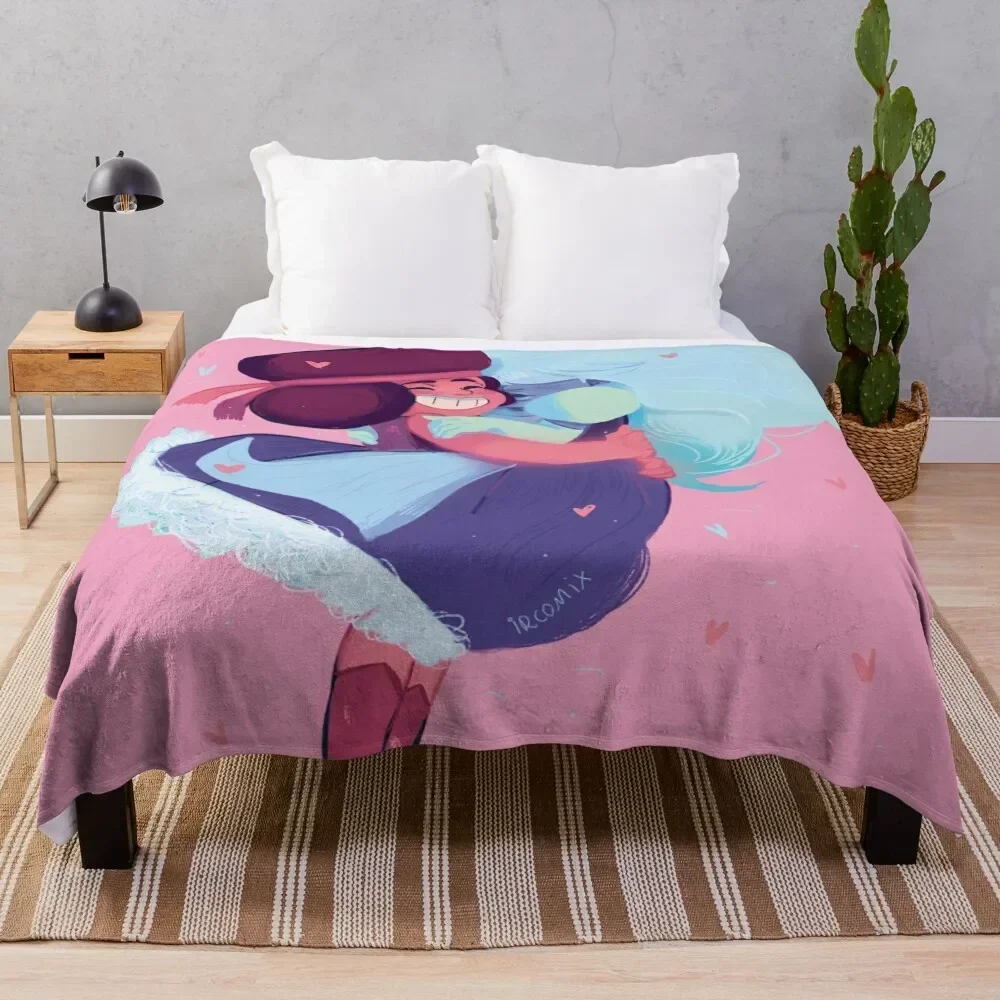 SU Ruby and Sapphire Throw Blanket Stuffeds heavy to sleep Blankets