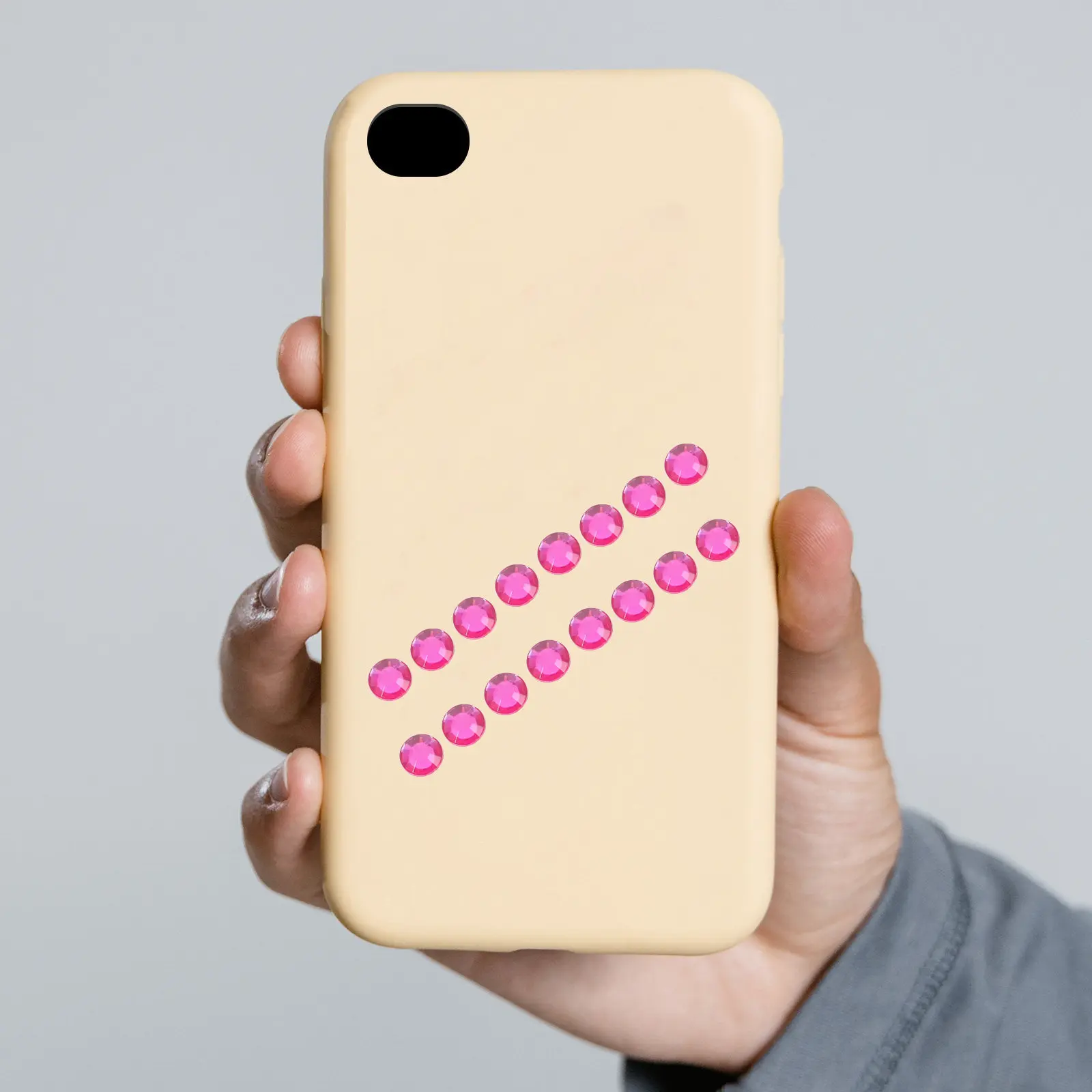 4 Sheets Waterproof Acrylic Rhinestone Stickers Round Nail Gems Face Jewels Sparkling 3D Nail Jewelry Decals for Phone Scrapbook