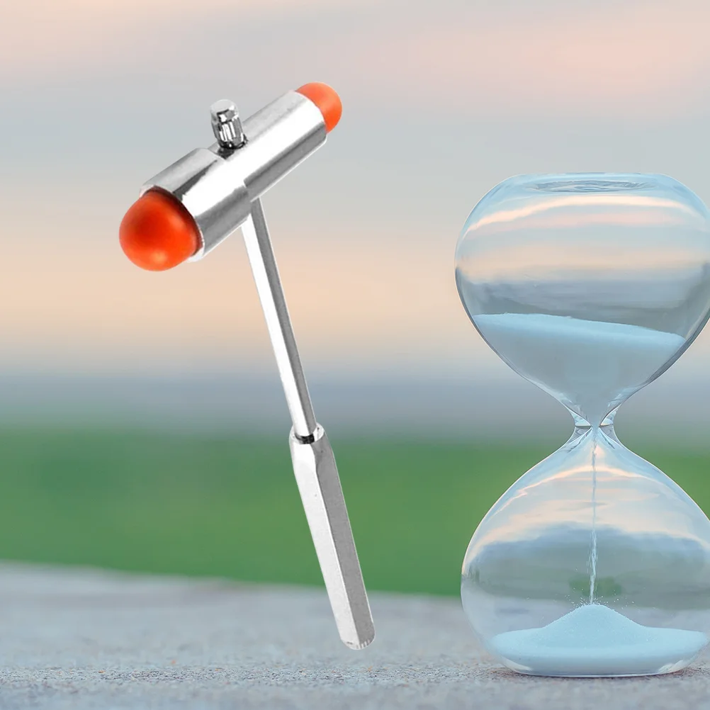 

3-In-1 Reflex Hammer Orange Double Head Stainless Steel Percussion Tool For Medical Neurological Exam Teaching Equipment Pcs