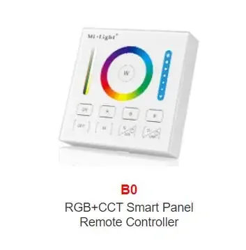 Miboxer 스마트 패널 원격 스트립 LED RGB 컨트롤러 조광기, B0, B1, B2, B3, B4, B8, T1, T2, T3, T4 밝기, CT, RGB, RGBW, RGB + CCT, 신제품