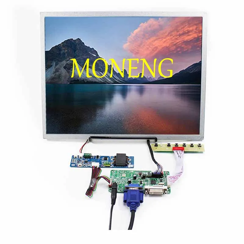 12.1-inch  AA121TD01 1280×800 LCD Display Panel with DVI VGA LCD Controller Board