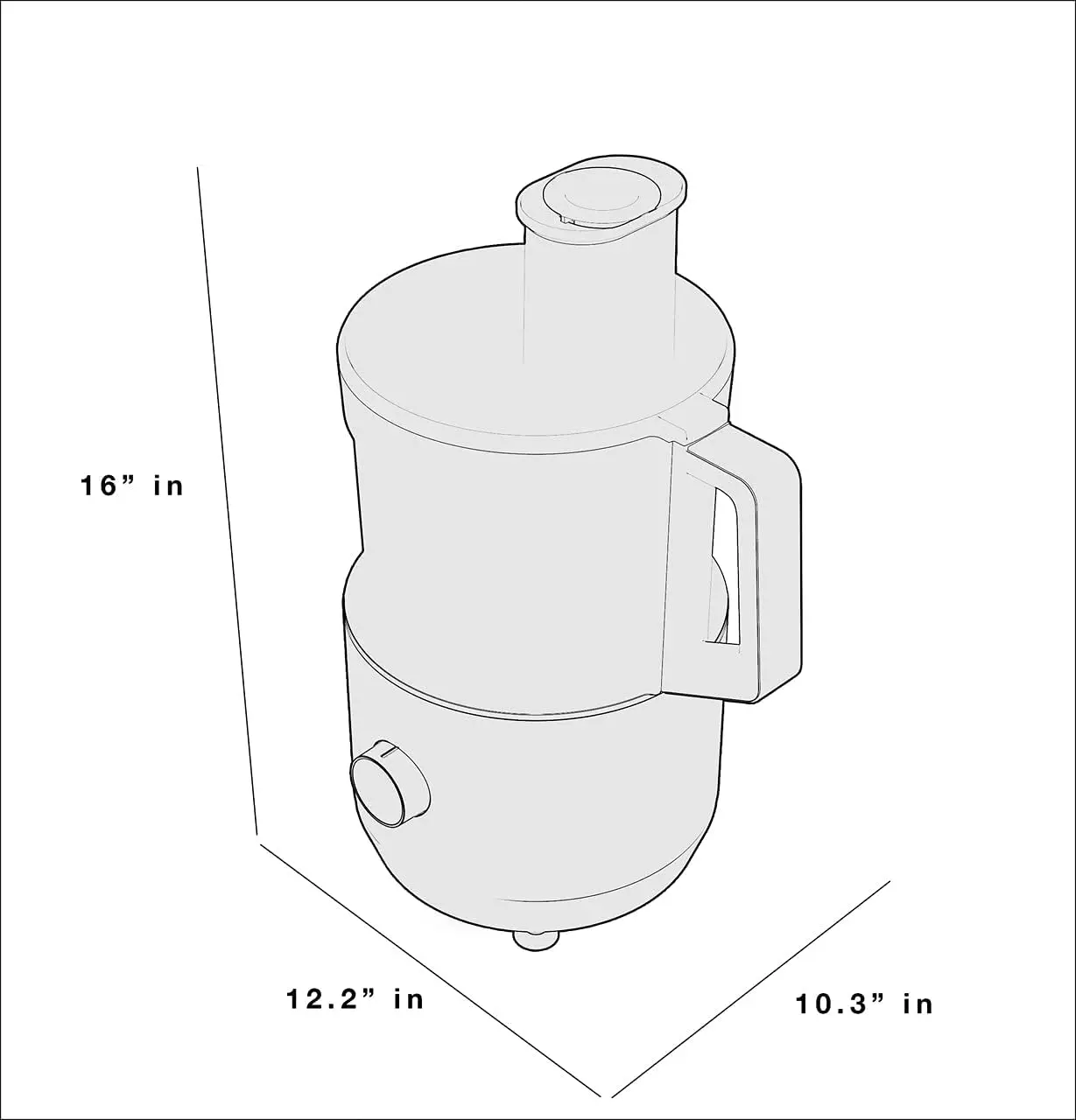 GE-procesador de alimentos con 3 tubos de alimentación, 12 tazas, cuchilla mezcladora de acero inoxidable y disco de trituración, 3 velocidades