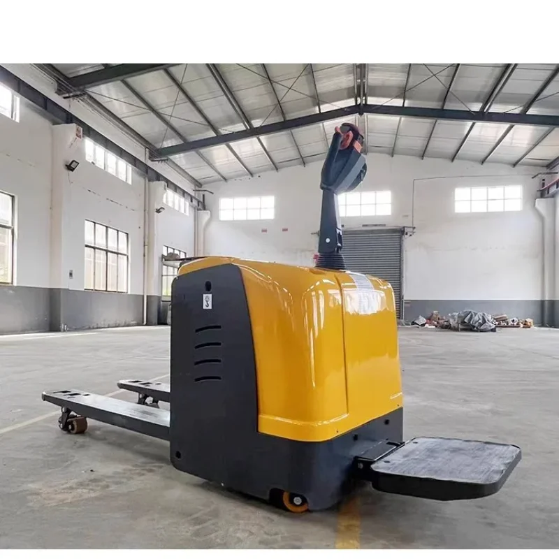 Uni-Silent 2000kgs ForkLift Truck Electric Pallet Truck Lead Batteries 2T Power Pallet Jack All Terrain Forklift SL20GA-2