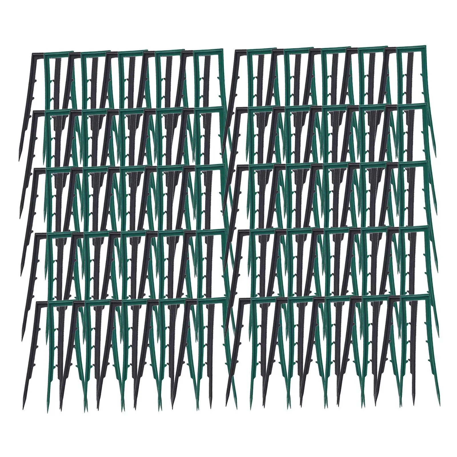 

100x Garden Staples U Shaped Lawn Stake Tent Stakes Turf Fence Securing Pegs Landscape Staples for Outdoor Tarps Lawns Yard