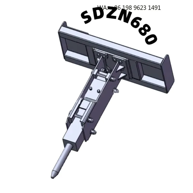 Silenced Operation Hydraulic Breaker Wear Resistant Concrete Stone Chisel Tool 1-3 Ton Backhoe Mini Excavator