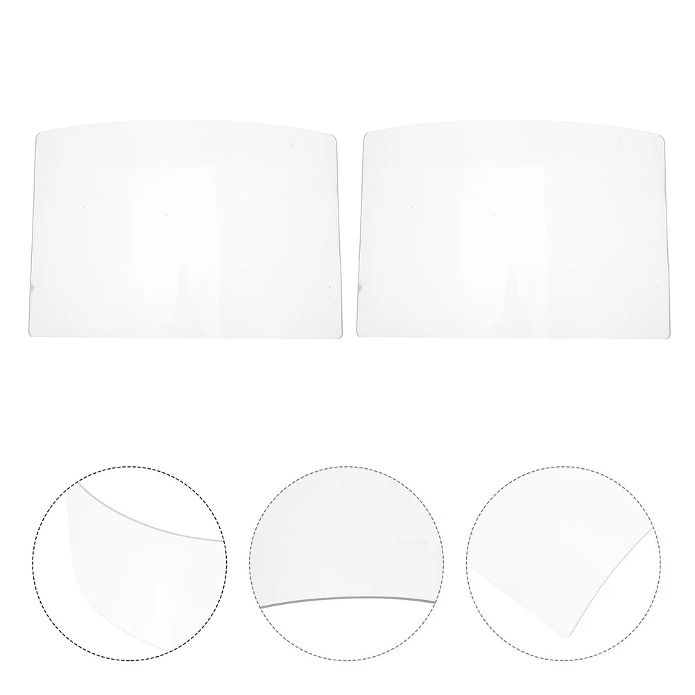 3Pcs Sandblasting Hood Lens Anti-Dust Transparent Glass Lens for Industrial Sanding Welding Safety Equipment Protective Cover