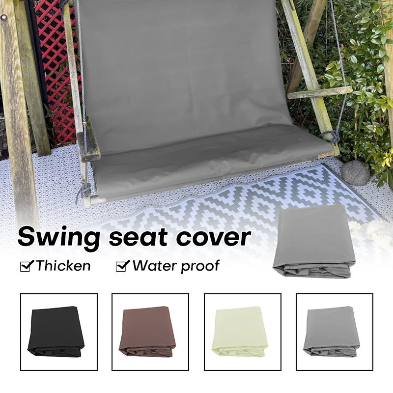 Outdoor Garden Swing Seat Cushion Cover 900D Oxford Waterproof Dustproof Sunshade Cover Swing Chair