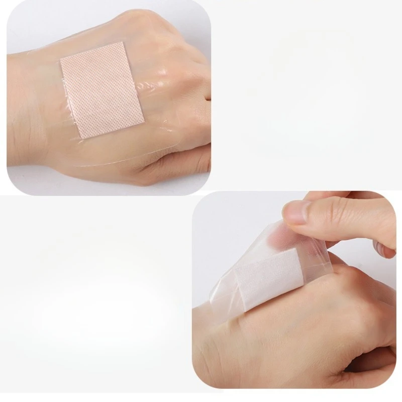 30Pcs Multifunctional Medical Waterproof Film Dressing 6x7cm Hypoallergenic Breathable Bandage For Wounds Bath
