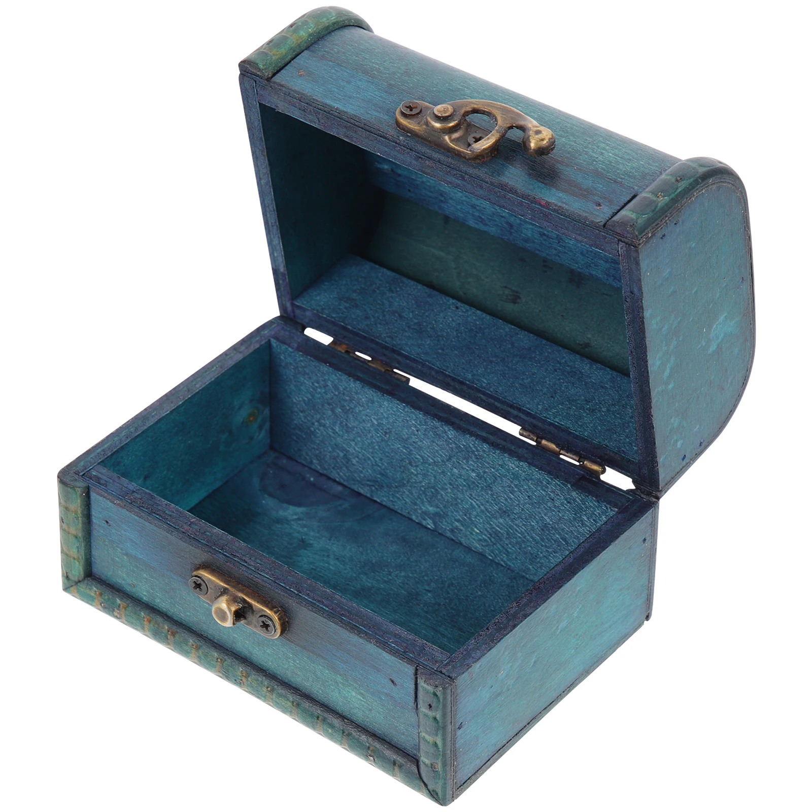 

Retro Vintage Wooden Jewelry Box Lightweight Portable Storage Case for Earrings Accessories Gifts Bridesmaid Sundries Container