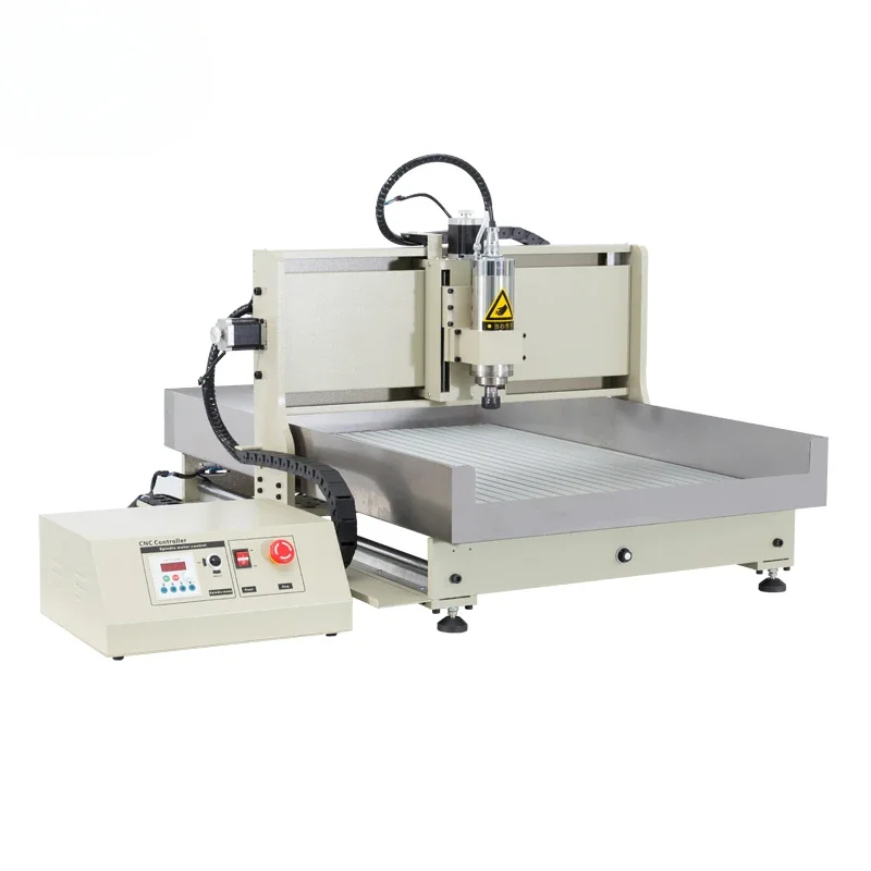 6090-1.5KW Round Rail Engraving Machine CNC Router Carving Milling for metal and wood