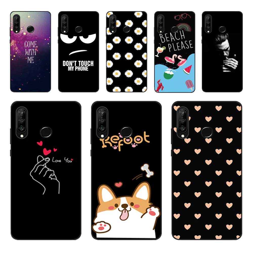 Case For Huawei P30 Lite New Edition Case TPU Silicone Back Phone Case For Huawei P30 lite 2020 Bumper Coque P30lite New Edition