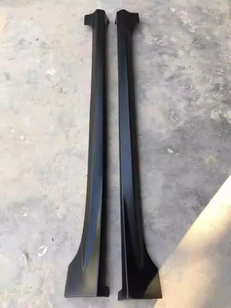 Car Front Rear Bumper Side Skirts Tail Throat for Ford Fiesta 2009-2012 Modified New Style ABS Unpainted Body Kit