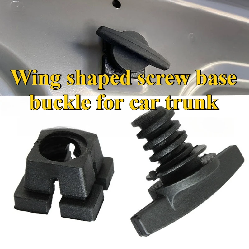 1Pc Trunk Seal Thread Buckle Tool Box Knob Base OE 71111179444 For BMW E31 E34 E39 E46 Auto Replacement Parts