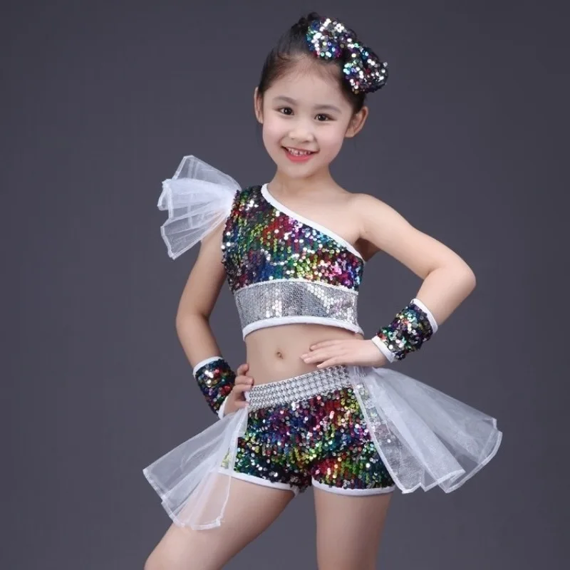 Jazz Street Dance Costume Modern Dance Model Walk Show Sequins Show Dress