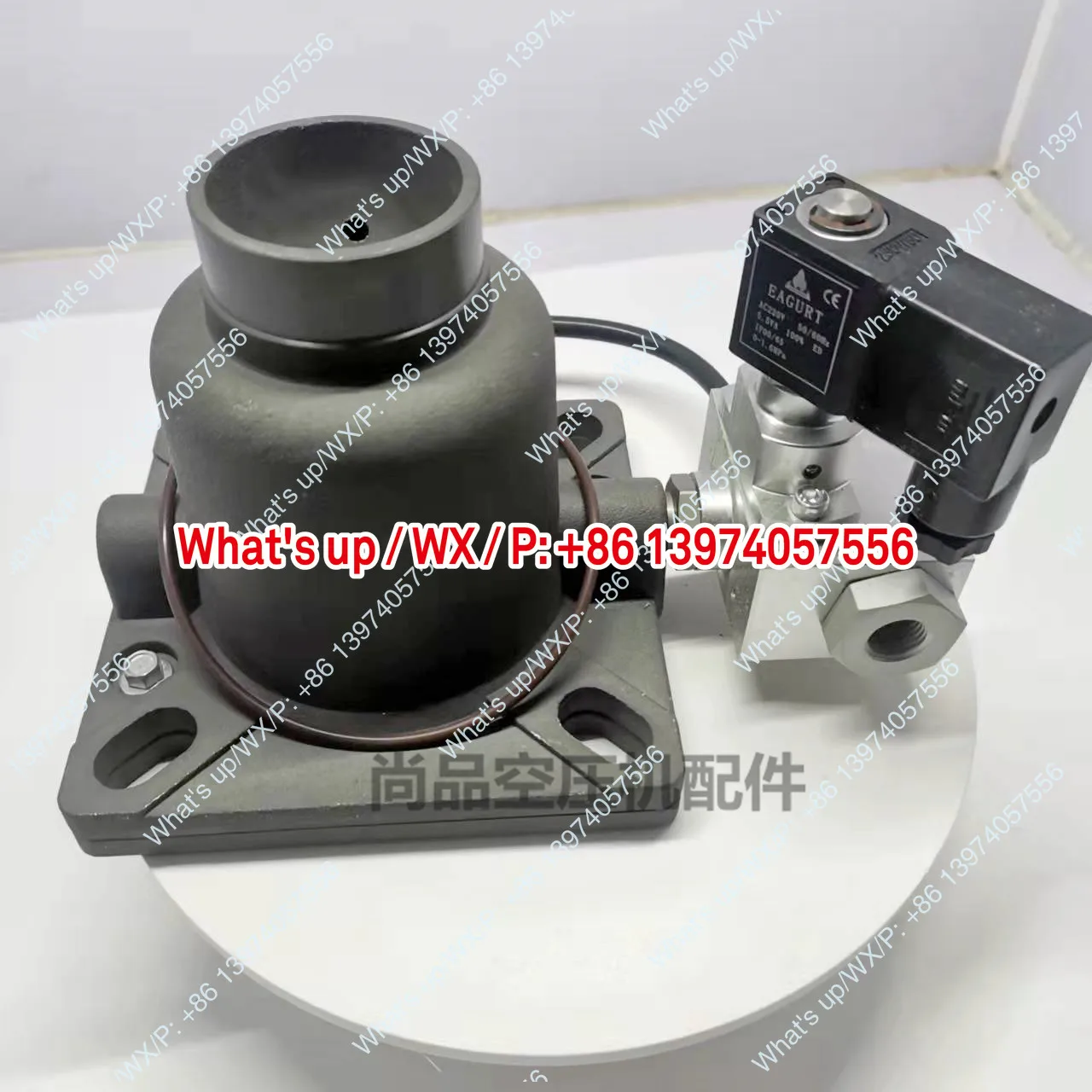 Screw air compressor inlet valve assembly HJF45-J.K1-Y red five ring suction valve 11-15KW