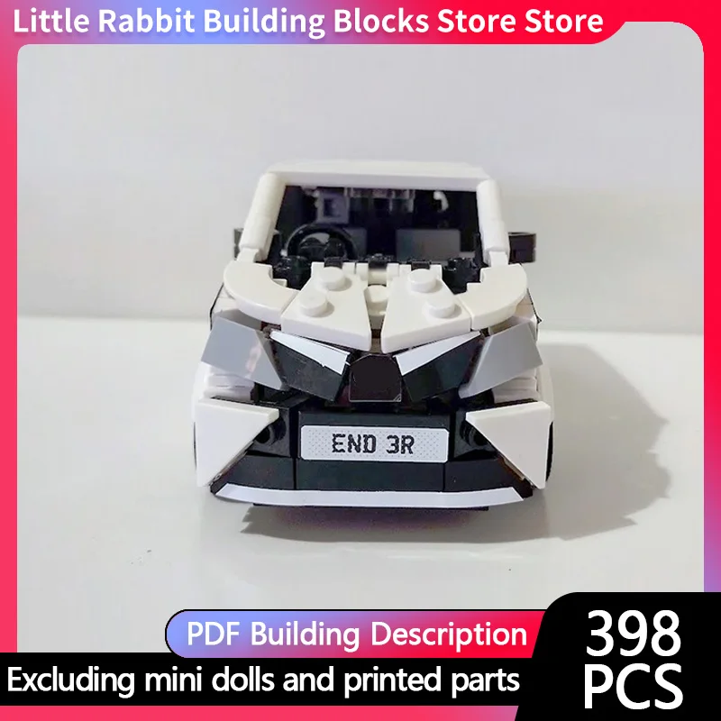 City Car Model MOC Building Bricks MkII Urban Commuting Vehicle Modular Technology Children Holiday Gifts Assemble Toys Suit