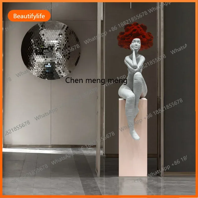 Sales Office Cartoon Ornament Large Floor Resin Soft Decoration Sculpture Customization