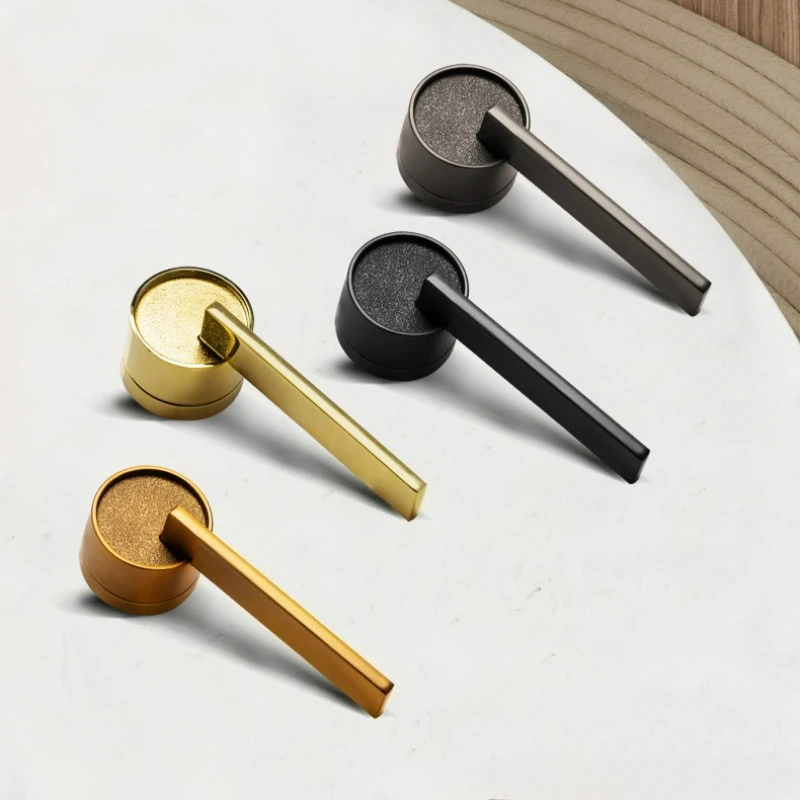 Indoor Door Lock Zinc Alloy Bedroom Silent/magnetic Room Solid Wood Door Handle Bathroom Mechanical Lock