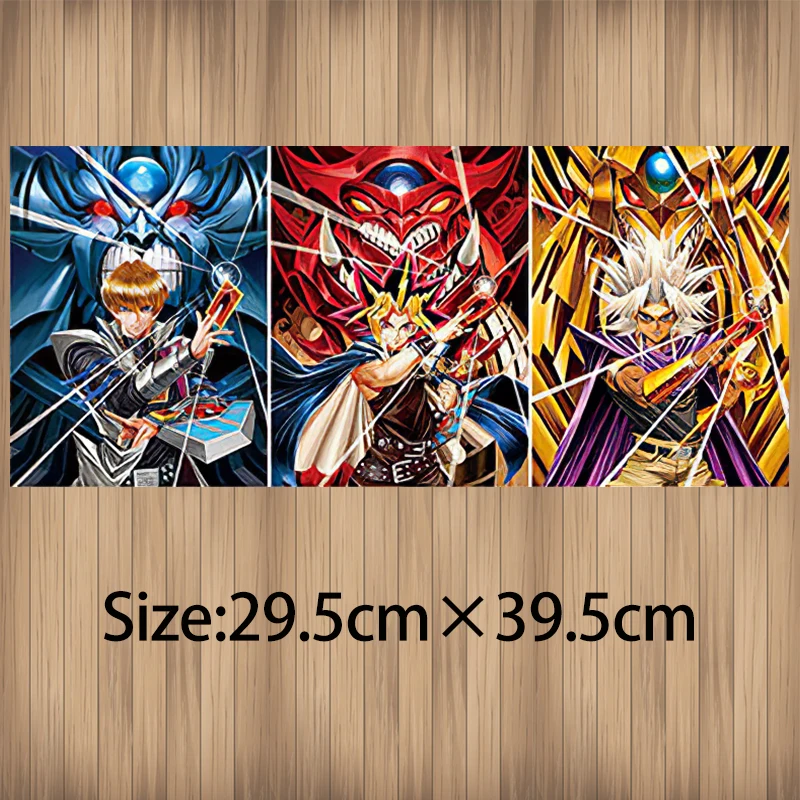 Anime Art Yu-Gi-Oh! Seto Kaiba/Yugi Muto/Marik Ishtar 3D Lenticular Posters Painting Home Decor(Without Frame)